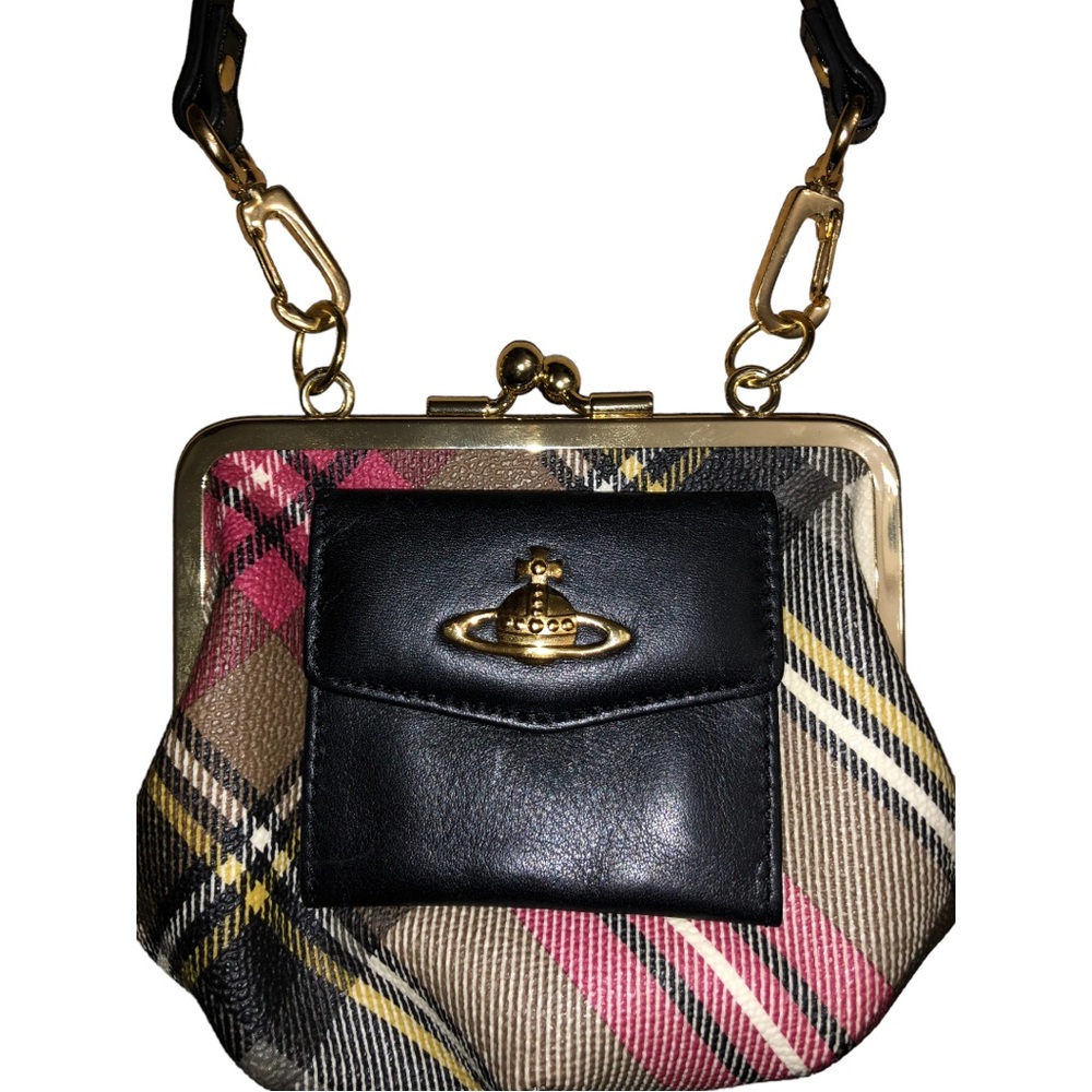 RARE Vivienne Westwood Vintage Mini Black/Red Plaid Clutch/Handbag - Picture 3 of 16